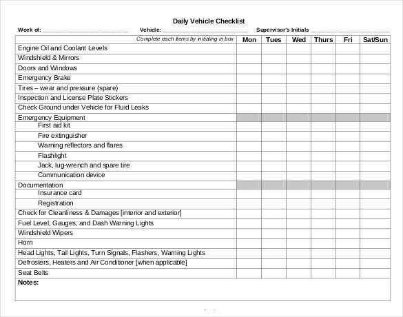 Daily Checklist Template Excel Luxury Daily Checklist Template 27 Free Word Excel Pdf