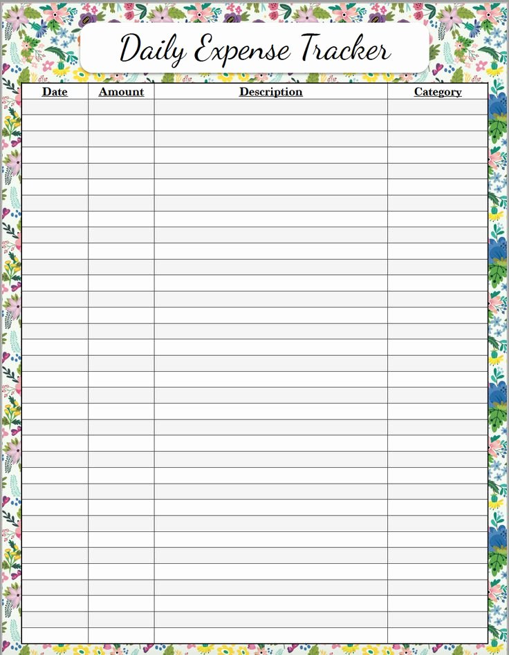 Daily Expense Tracker Template Unique Daily Expense Tracker Excel Sheet Household Expenses