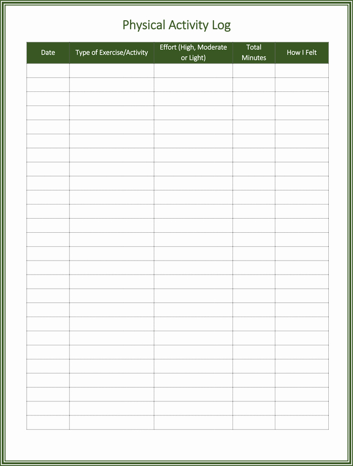 Daily Log Template Excel New 5 Activity Log Templates to Keep Track Your Activity Logs