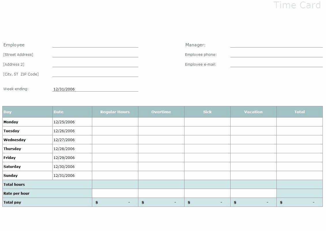 Daily Log Template Excel New Template Daily Time Record Template