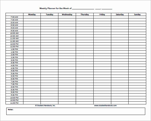Daily Schedule Template Pdf Awesome Sample Printable Daily Schedule Template 17 Free