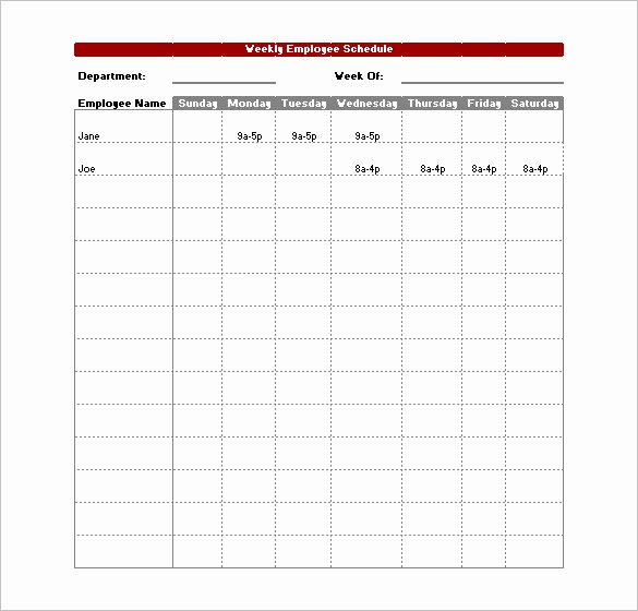 Daily Schedule Template Pdf New 17 Daily Work Schedule Templates &amp; Samples Doc Pdf