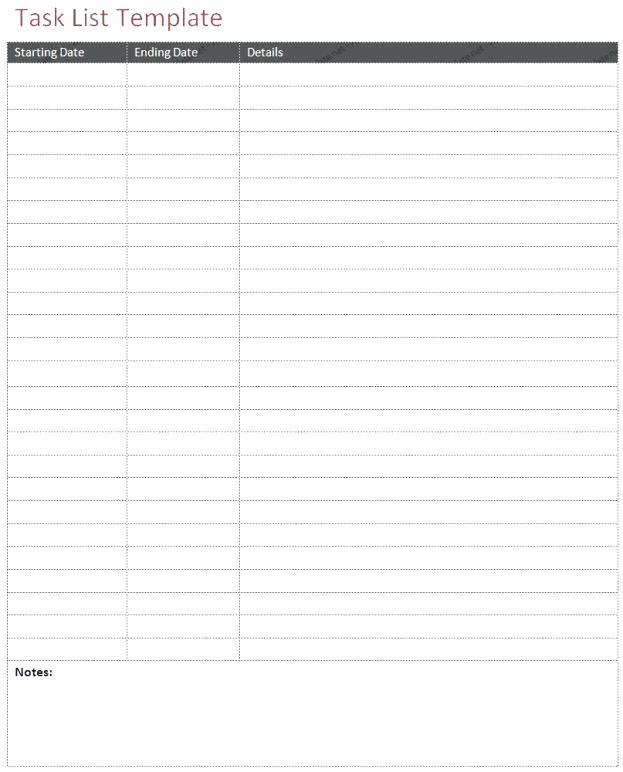 Daily Task List Template Word Beautiful Daily Checklist Template Word – Rightarrow Template Database