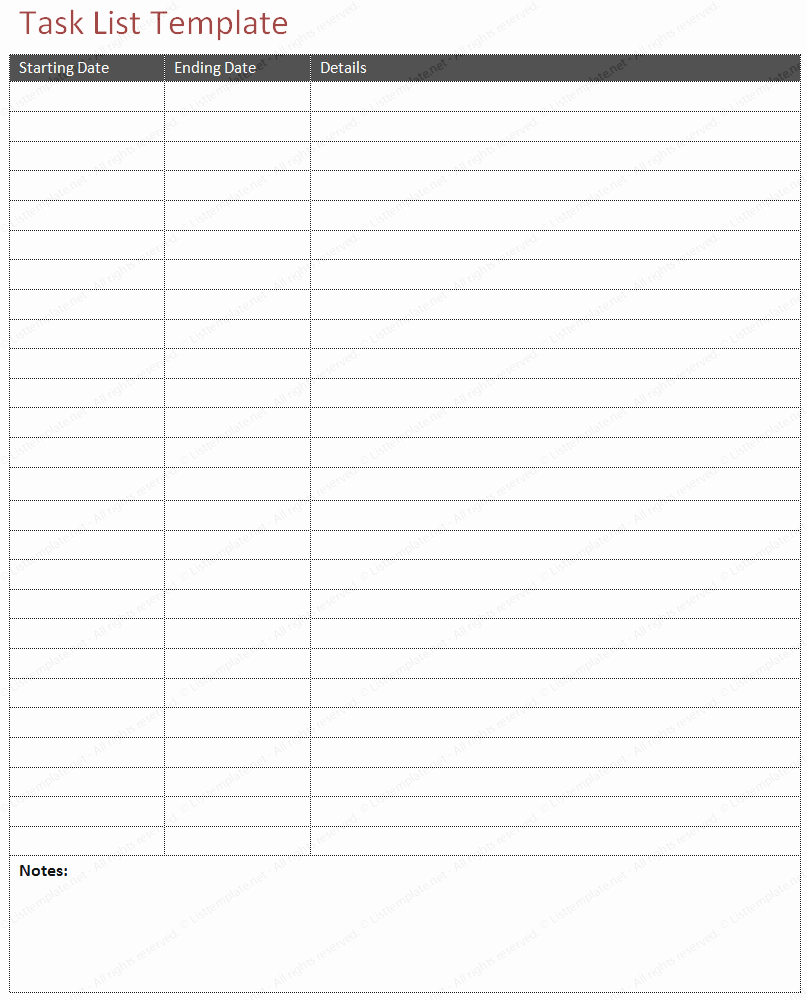 Daily Task List Template Word Unique Daily Task List Template Microsoft Word Templates