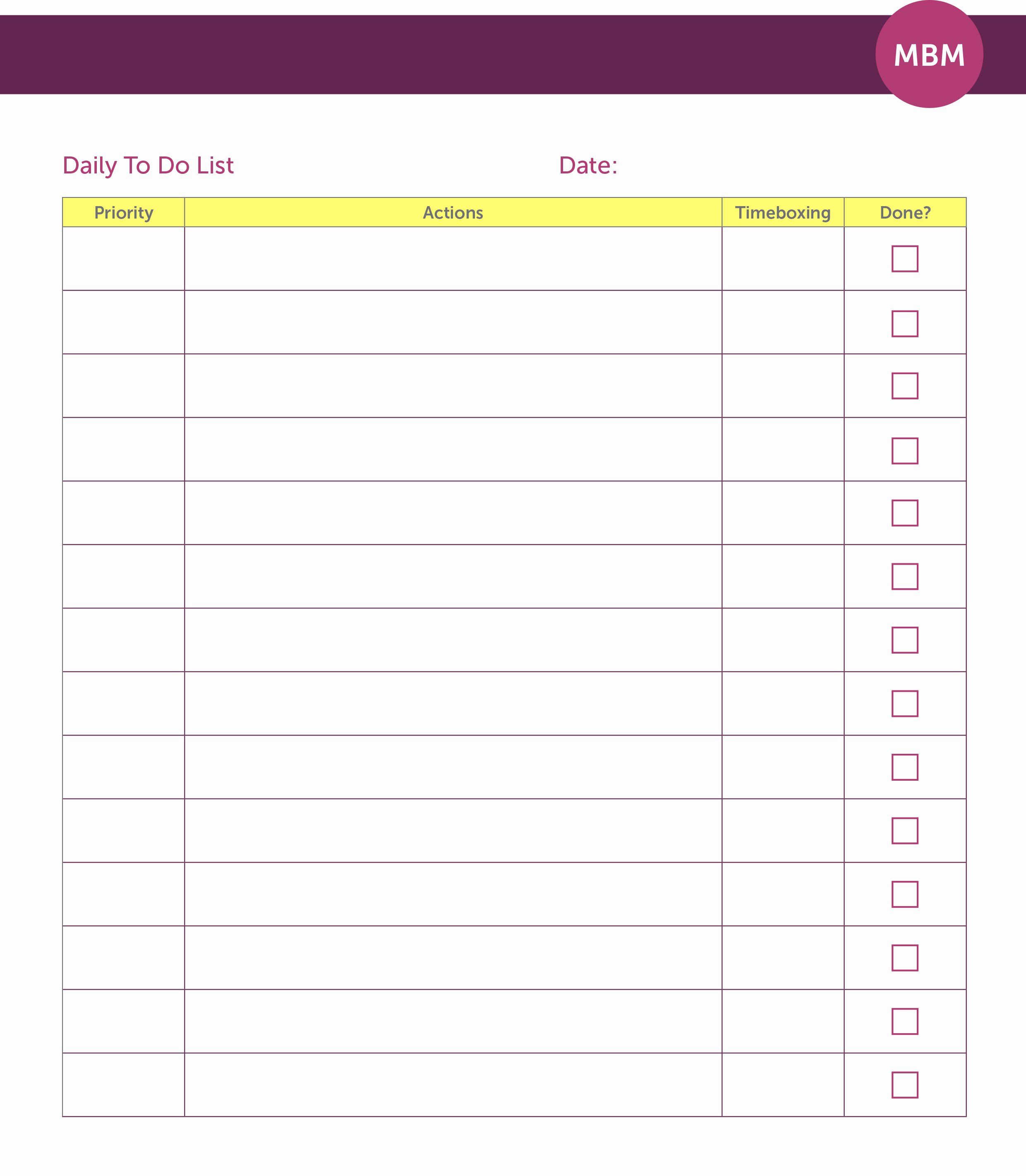 Daily Time Tracking Template Fresh 14 Time Management Templates to Help You Get organised