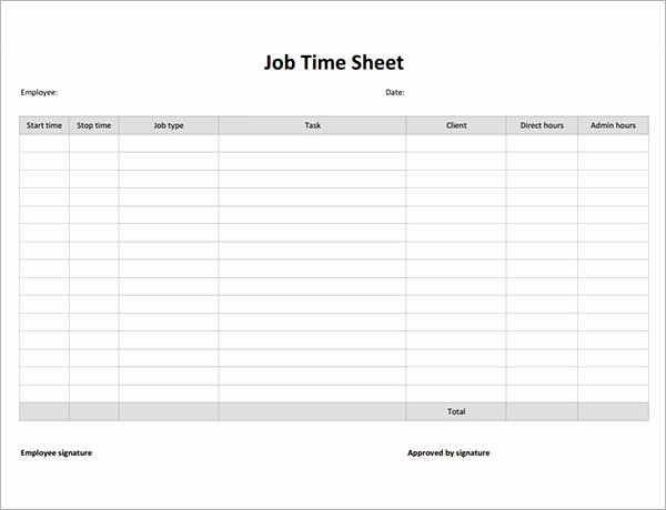 Daily Timesheet Excel Template Best Of Time Sheet Calculator Templates 15 Download Free