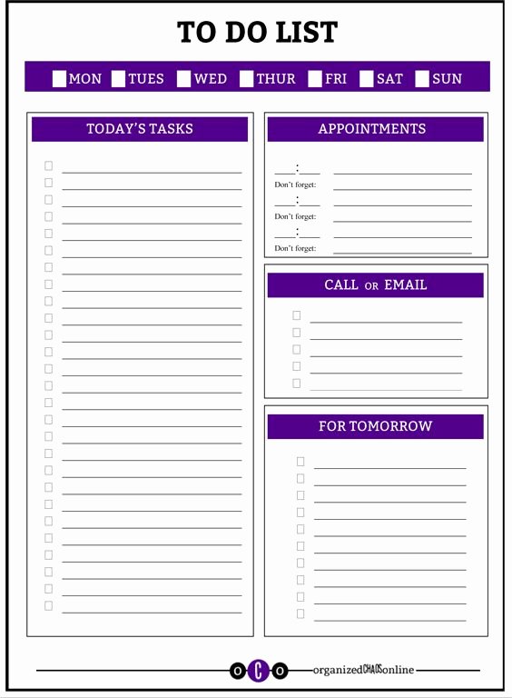 Daily todo List Template Fresh Daily Work to Do List Template Templates Data