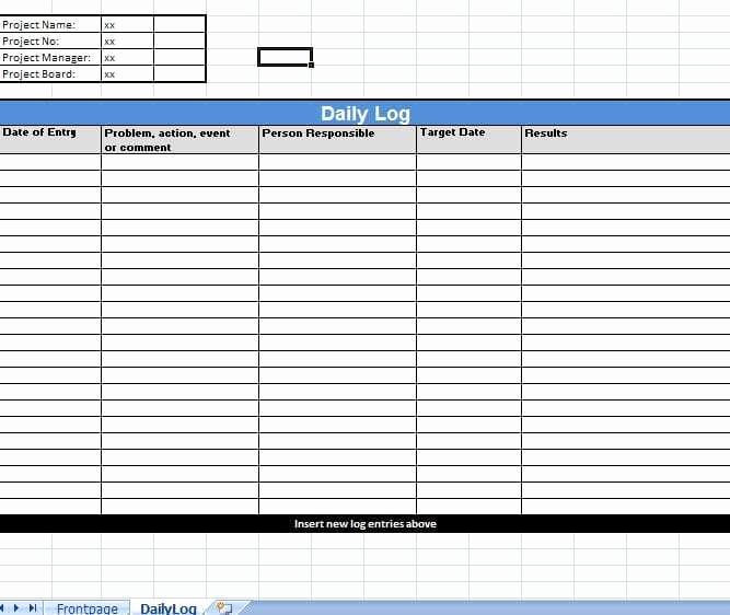 Daily Work Log Template Awesome 8 Daily Work Log Templates Word Excel Pdf formats