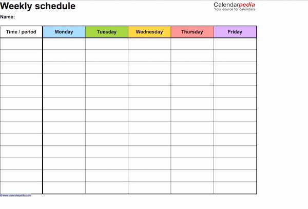 Daily Work Schedule Template Beautiful 17 Perfect Daily Work Schedule Templates Template Lab