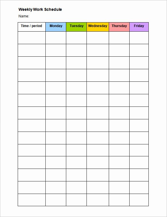 Daily Work Schedule Template New 17 Daily Work Schedule Templates &amp; Samples Doc Pdf