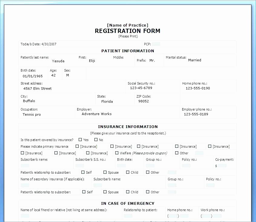 Dance Registration form Template Awesome College Application Templates Doc Free Premium Example