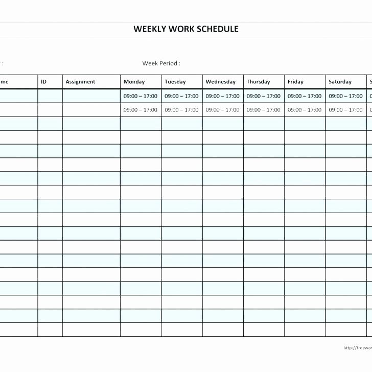 Daycare Staff Schedule Template New Labor Schedule Template Monthly Staff Schedule Template El