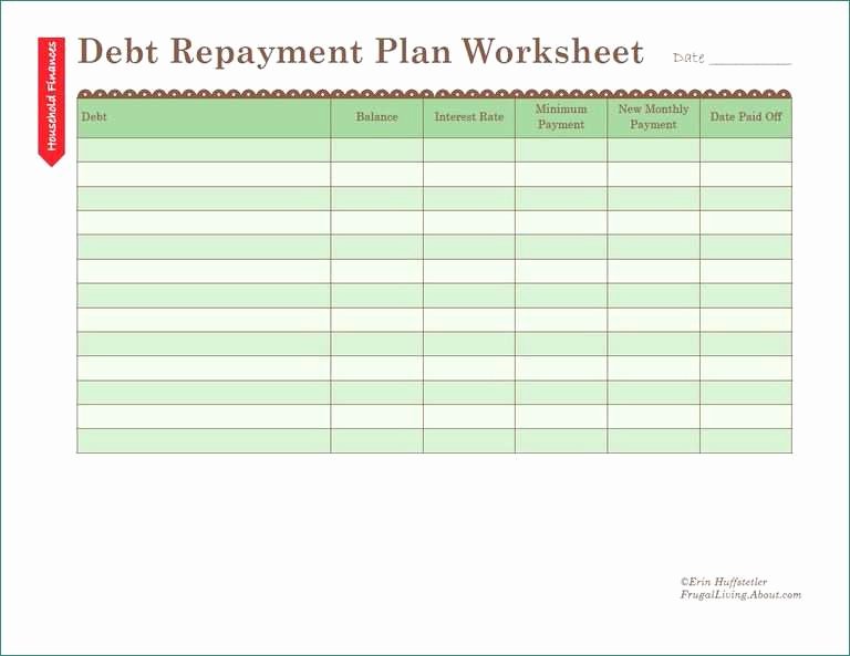 Debt Payment Plan Template Luxury Debt Payment Plan Template Best Debt Payoff Worksheet