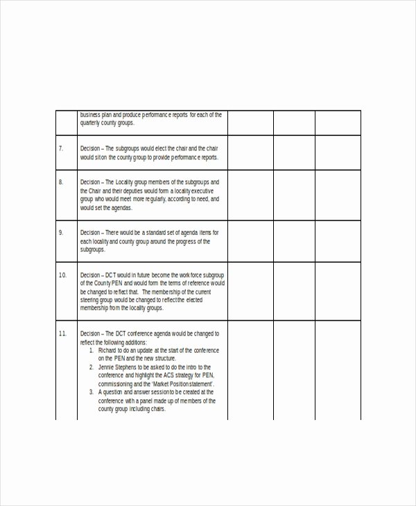 Decision Document Template Word Luxury Decision Log Template 7 Free Word Excel Pdf Documents