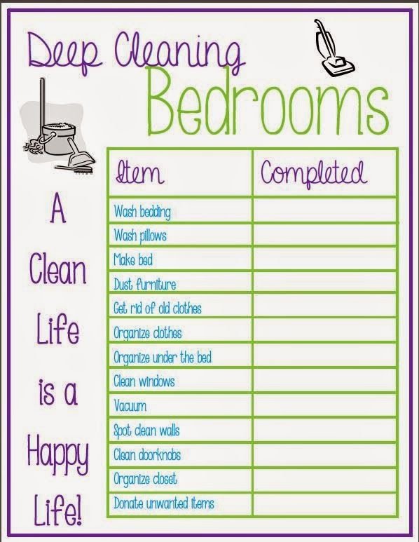 Deep Cleaning Checklist Template New Mommy Quickies Deep Cleaning the Bedroom