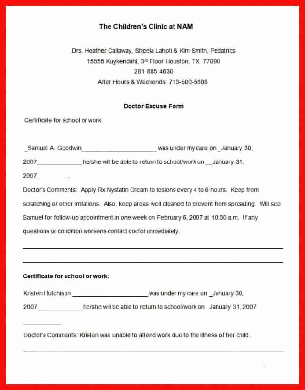 Dental Excuse Letter Template Lovely Dental Excuse Note Sample