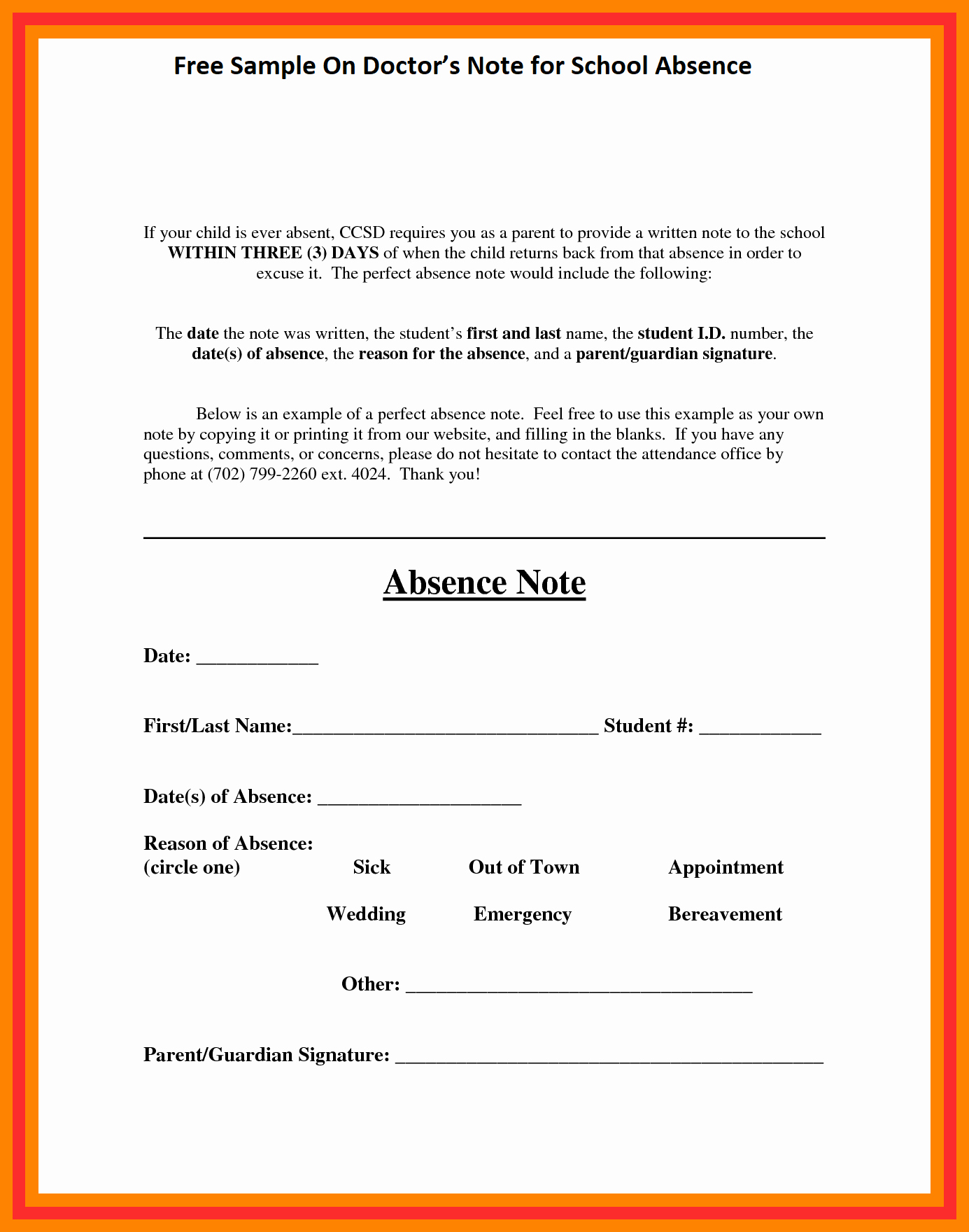 Dental Excuse Letter Template New Free Sample Doctor S Note for School Absence