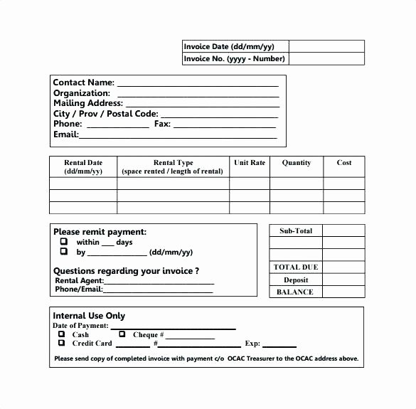 Nanny Fsa Receipt Template