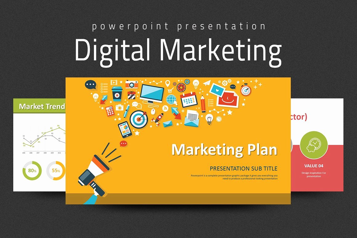 Digital Marketing Campaign Template Luxury Digital Marketing Strategy Ppt Powerpoint Templates