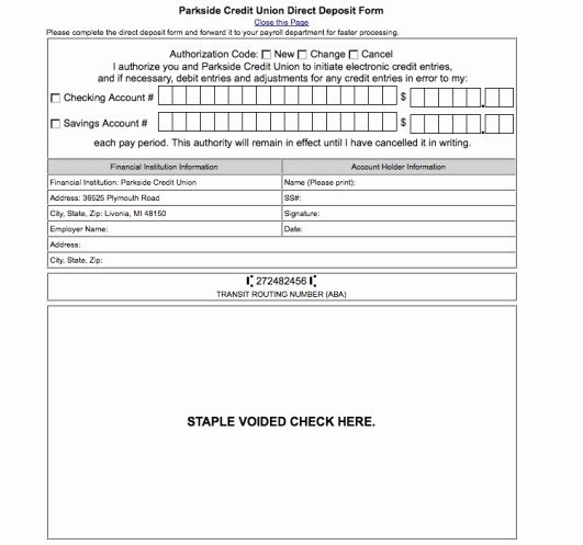 Direct Deposit Authorization form Template Inspirational 5 Direct Deposit form Templates Excel Xlts