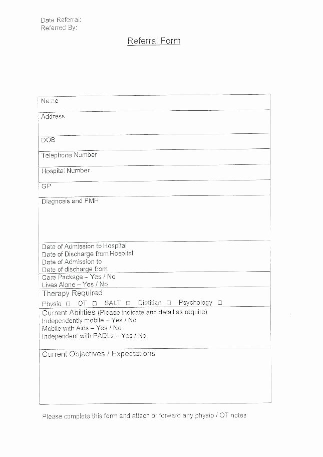 Doctor Referral form Template Fresh Client Intake form Counselling Template Maths Customer