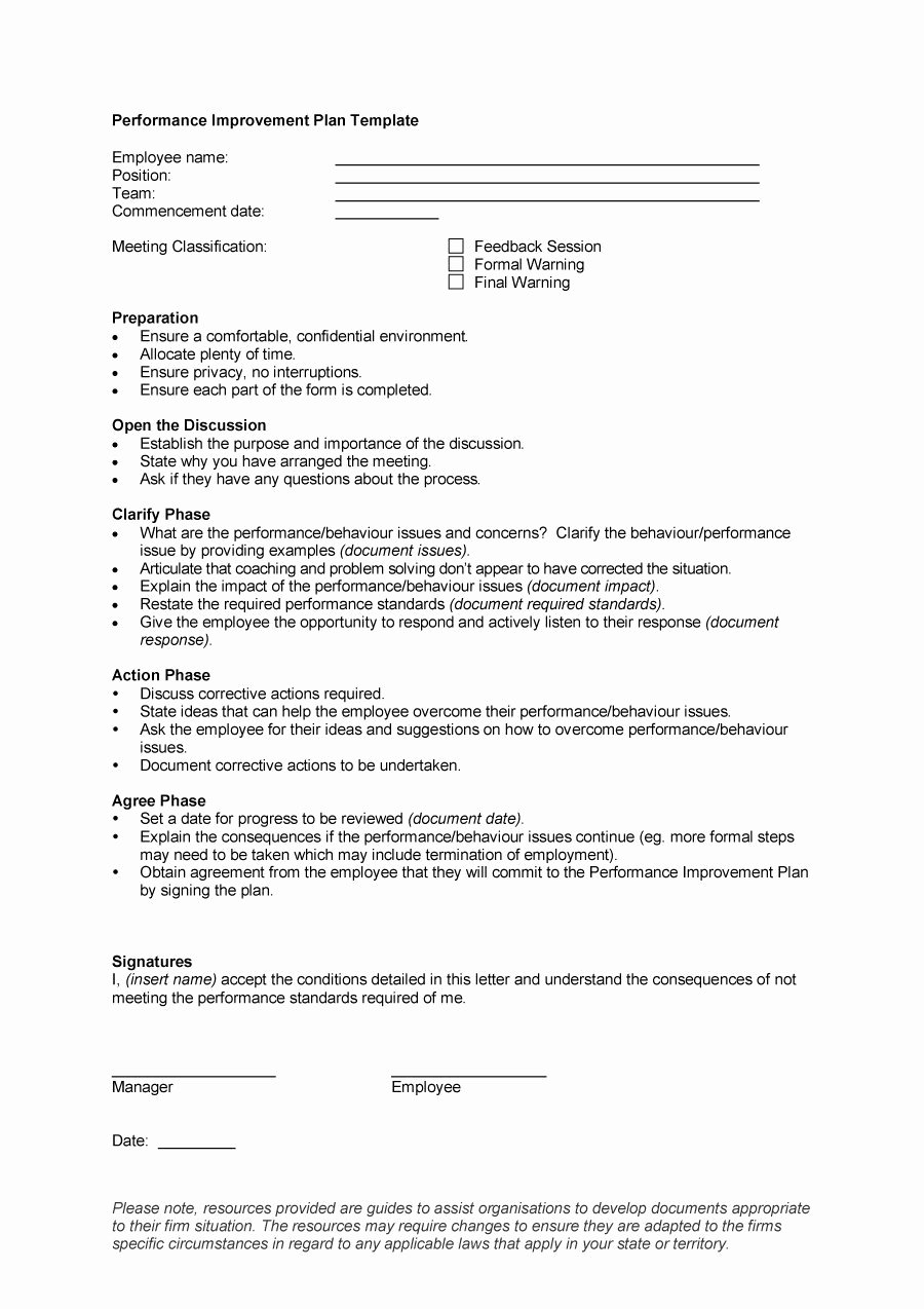 Documenting Employee Performance Template New Documentation Employee Performance issues Template