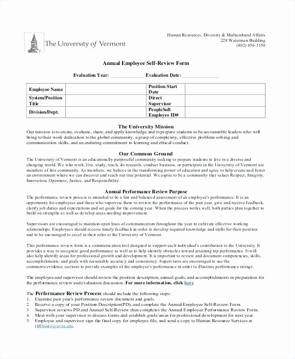 Documenting Employee Performance Template Unique Free Performance Appraisal forms Templates Detailed