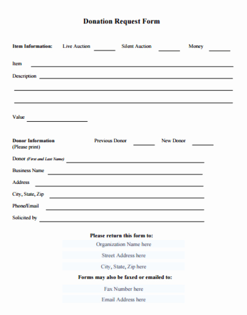Donation form Template Word Luxury 36 Free Donation form Templates In Word Excel Pdf