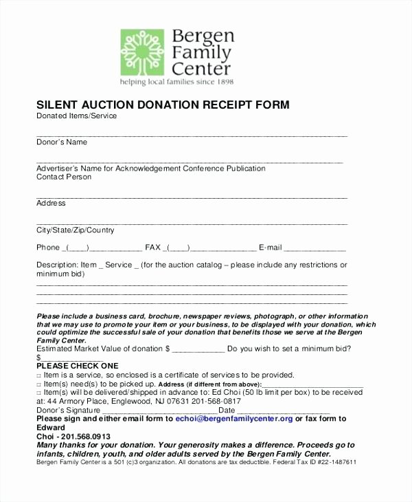 Donation Receipt Template for 501c3 Elegant 501 C 3 Donation Receipt Template Donation Receipt Letter