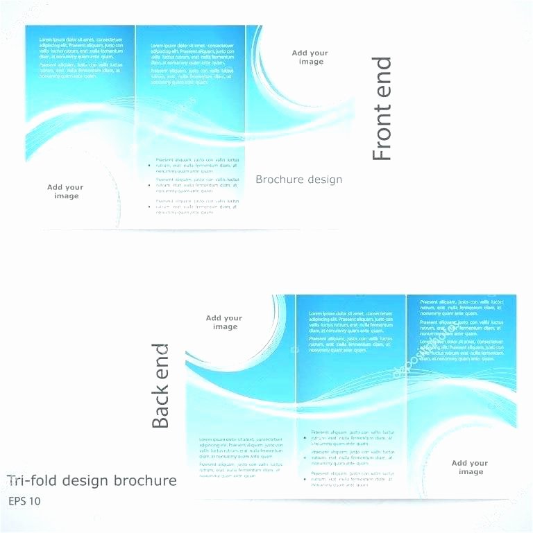 Double Sided Brochure Template Awesome Two Sided Brochure by Double Template Free – Jcbank