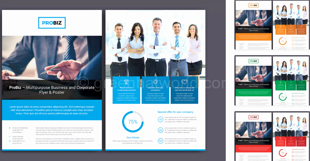 Double Sided Flyer Template Unique Two Sided Brochure Template Indesign