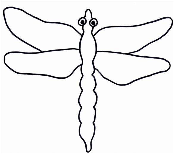 Dragon Cut Out Template Luxury 10 Dragonfly Templates Crafts &amp; Colouring Pages