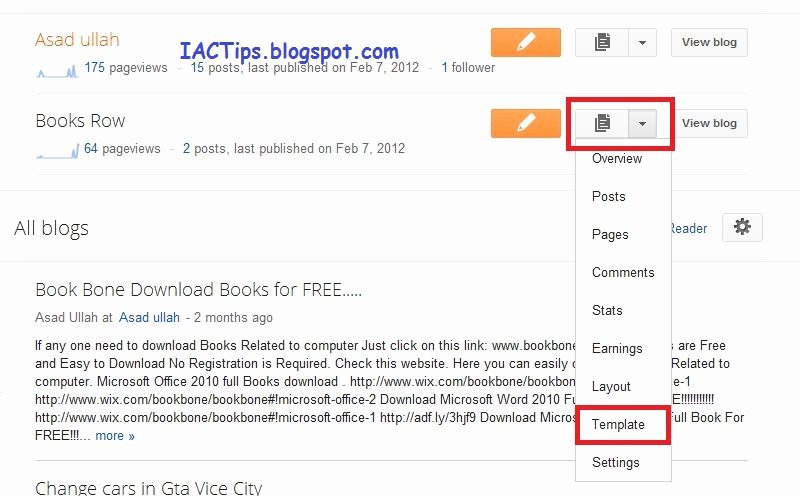 Drop Down Menu Template Unique Add About the Author Wid for Blogger Iac Tips