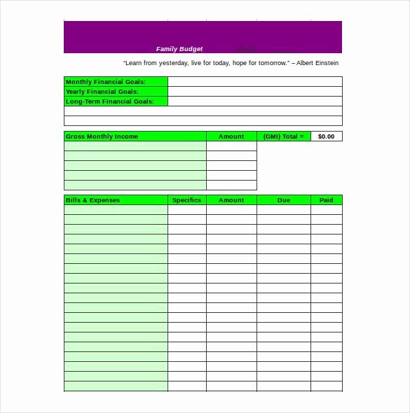 Easy Excel Budget Template Beautiful Family Bud Template Excel Simple Personal Bud