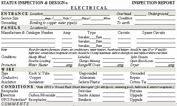 Electrical Inspection Report Template Elegant Electrical Inspection Report Template to Pin On