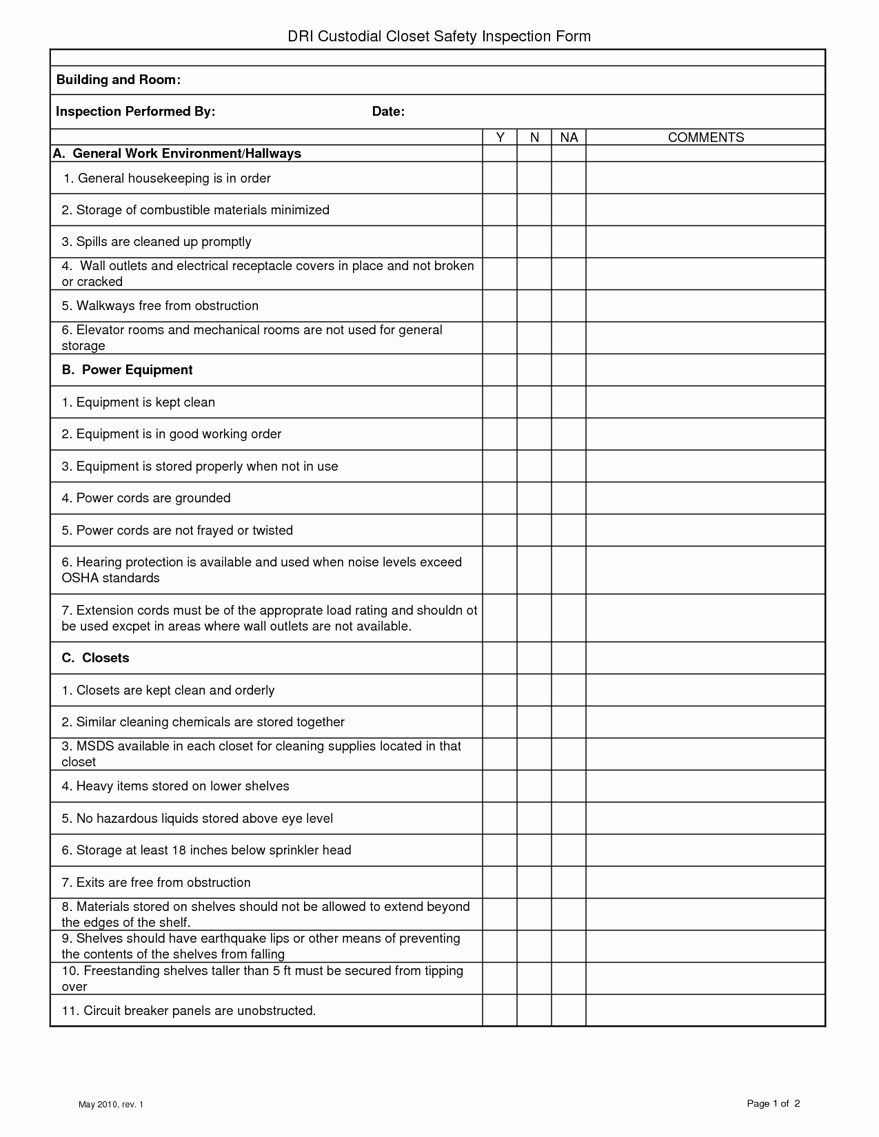 Electrical Inspection Report Template Inspirational 27 Of Electrical Checklist Template