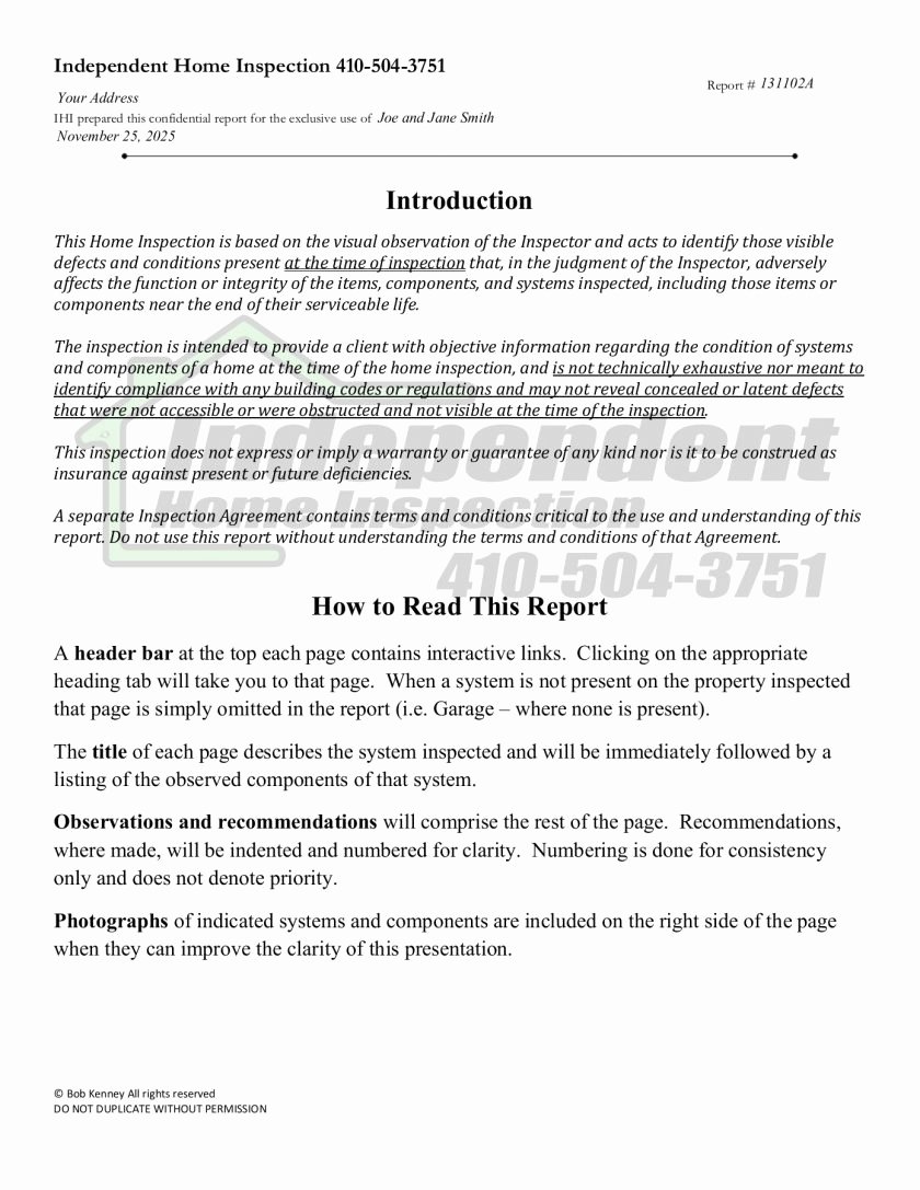 Electrical Inspection Report Template Unique Sample Home Inspection Report