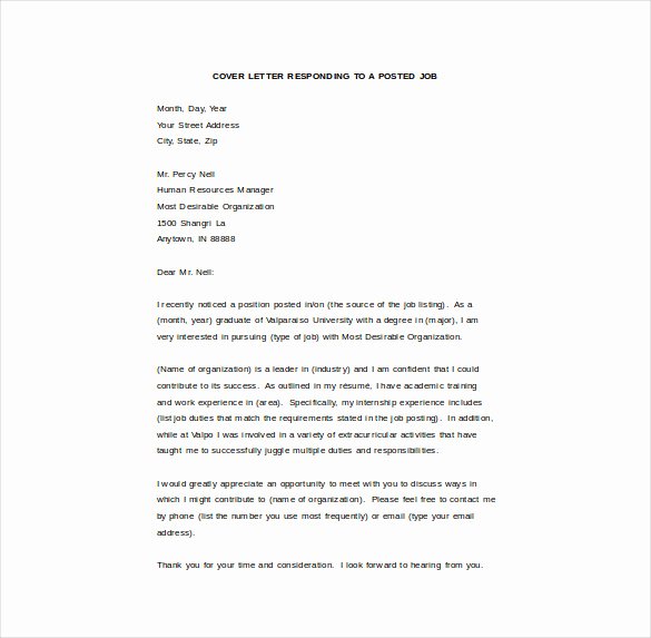 Email Cover Letter Template Lovely 8 Email Cover Letter Templates Free Sample Example