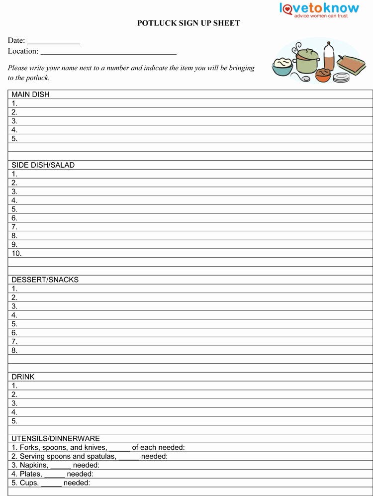 Email Signup Sheet Template Unique 9 Sign Up Sheet Templates to Make Your Own Sign Up Sheets