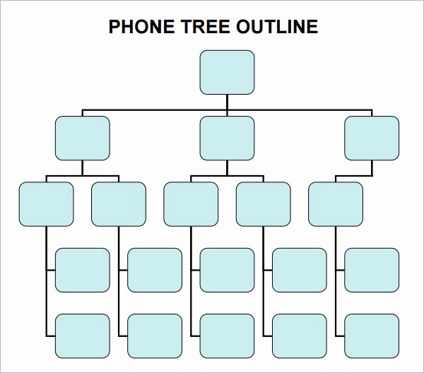 Emergency Call Tree Template Inspirational 4 Sample Phone Tree Templates to Download