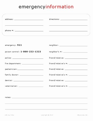 Emergency Medical form Template Best Of Emergency Medical form Template – Michaelkors Outlette