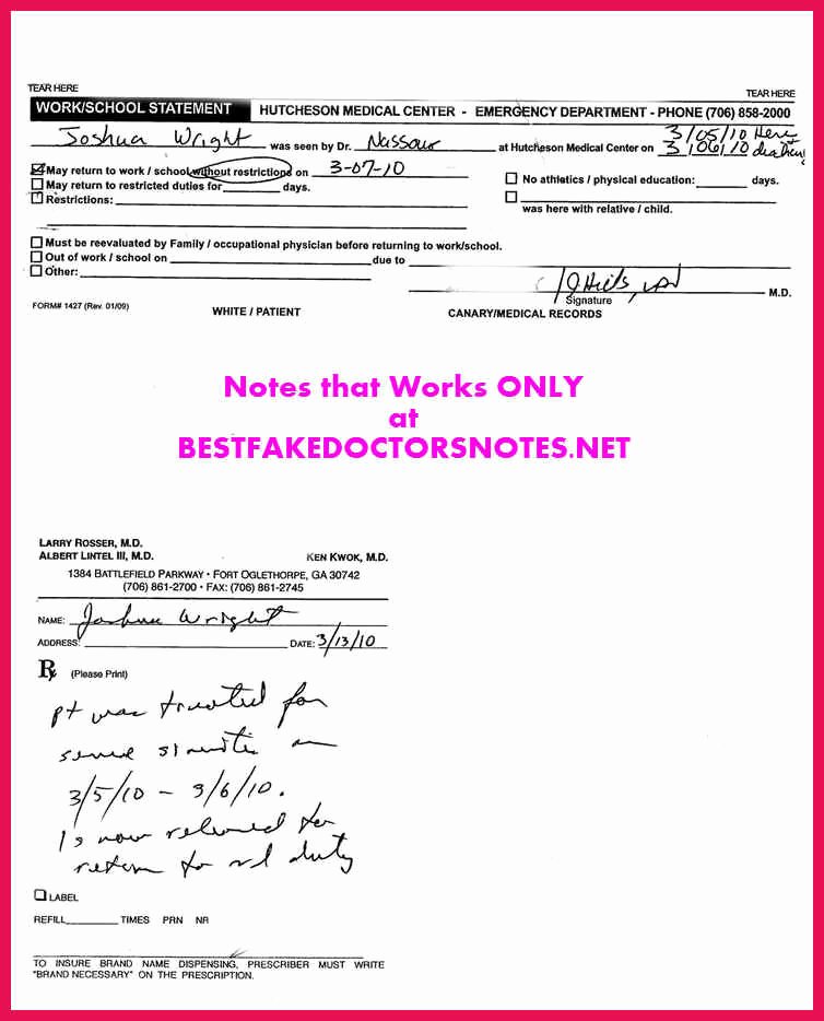 Emergency Room Doctor Note Template Fresh Patient First Doctor S Note