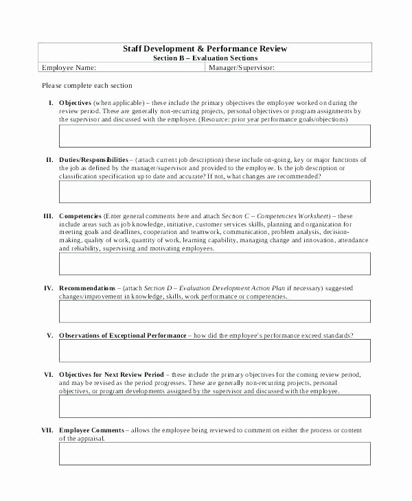 Employee Annual Review Template Awesome Template Employee Year End Review Examples Annual Phrases