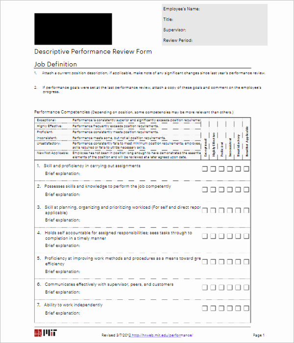 Employee Annual Review Template Elegant 26 Employee Performance Review Templates Free Word Excel