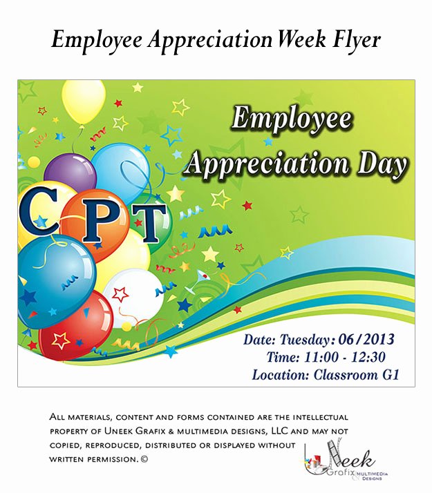 Employee Appreciation Day Flyer Template Fresh 7 Best Of Employee Lunch Flyer Template Employee