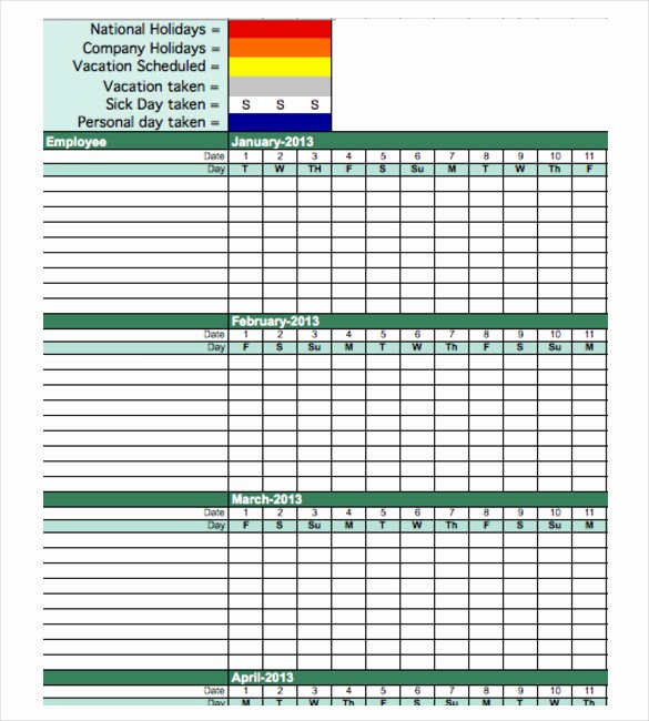 Employee attendance Tracker Template Awesome attendance Tracking Template 10 Free Word Excel Pdf