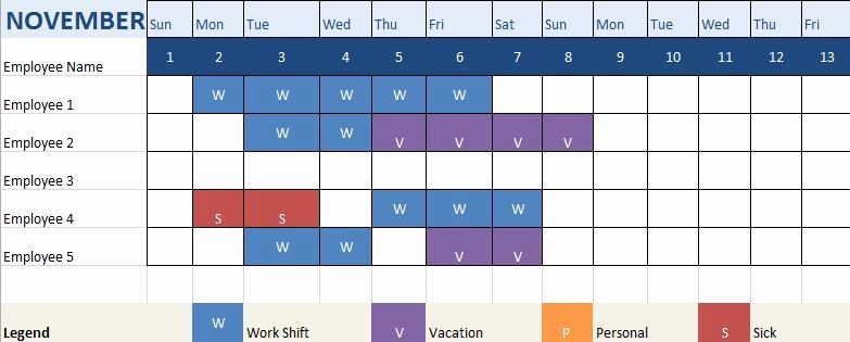 Employee attendance Tracker Template Best Of Free Human Resources Templates In Excel