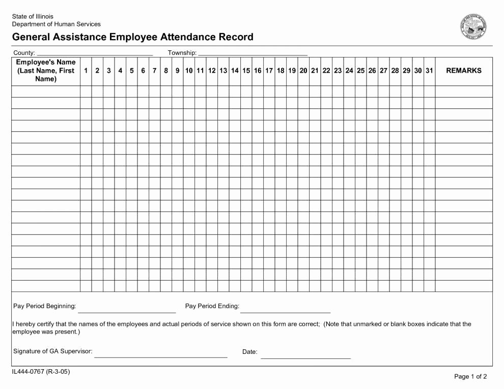 Employee attendance Tracker Template Lovely Employee attendance Records