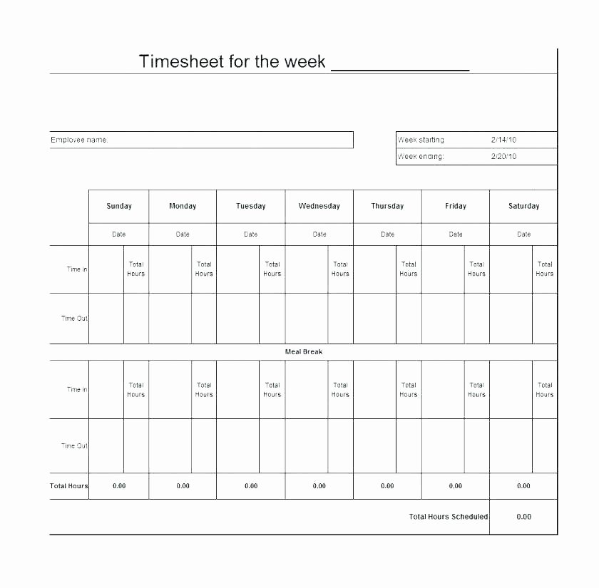 Employee Break Schedule Template Awesome Lunch Break Schedule Template Employee Break and Lunch
