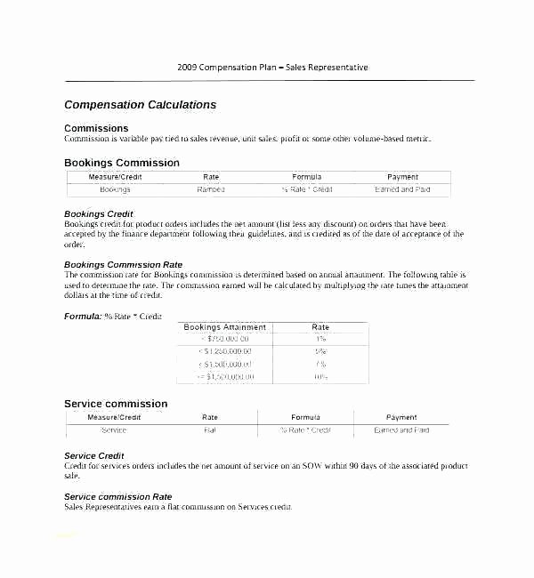 Employee Compensation Plan Template Unique A Employee Benefits Package Template Luxury Salary